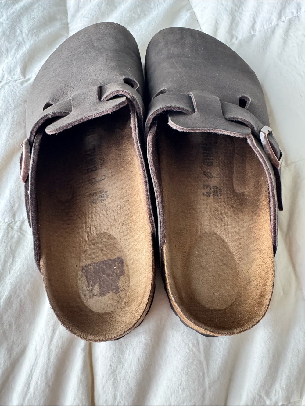 Birkenstock Boston Habana Oiled Leather Clogs Women’s US 11-11.5 EU 43 Brown - Picture 3 of 8